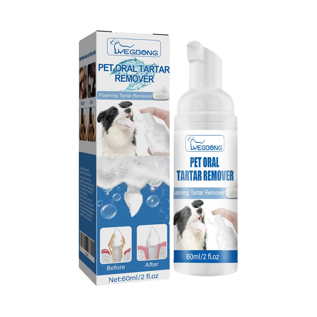 Pet Tartar Remover Anti-Tartar Yellow Teeth Bad Breath Dental Foam Cleaner