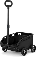 Folding Travel Pet Cart 4 Wheels Rolling Cat Carrier Lightweight Trolley For Travel Shopping Walking Shock Absorption Wheels
