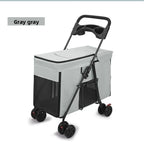 Medium Sized Dog Pet Stroller Multifunction Foldable Outdoor Push Cart Portable Cats Small Dogs Dog Stroller Cat Stroller