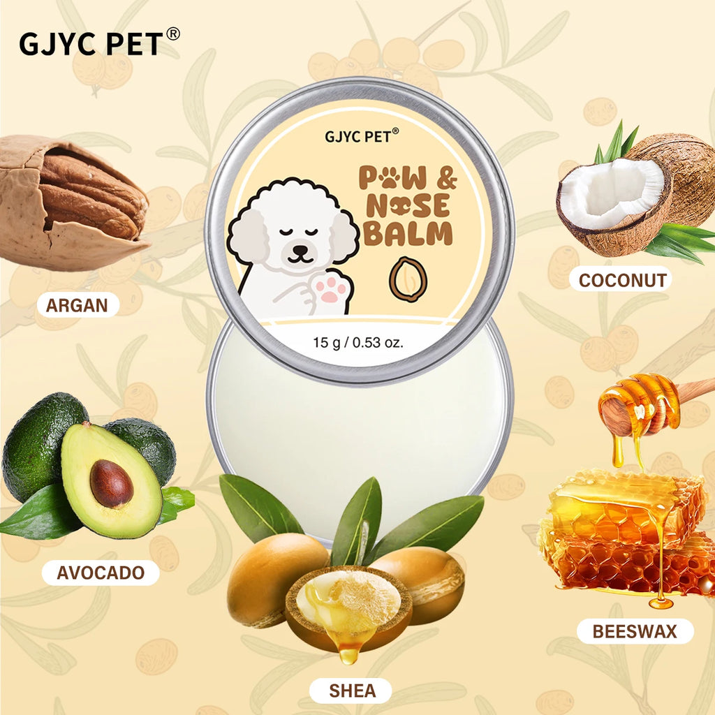 Pet Paw Balm Shea Butter Scent Moisturizes Nourishes Repairs Dry Cracked Rough Chapped Paw Pads For Dogs Cats Sensitive