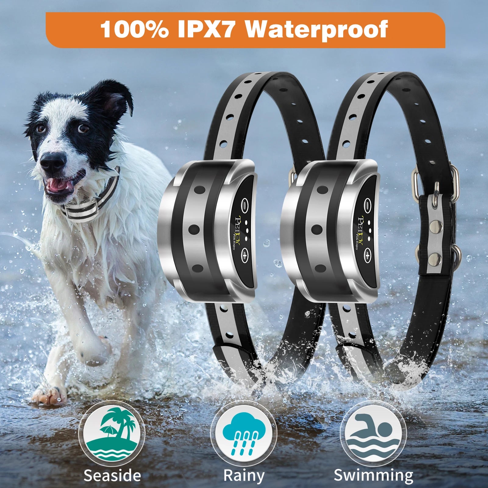 No-Bark Training Collar (2-Pack)
