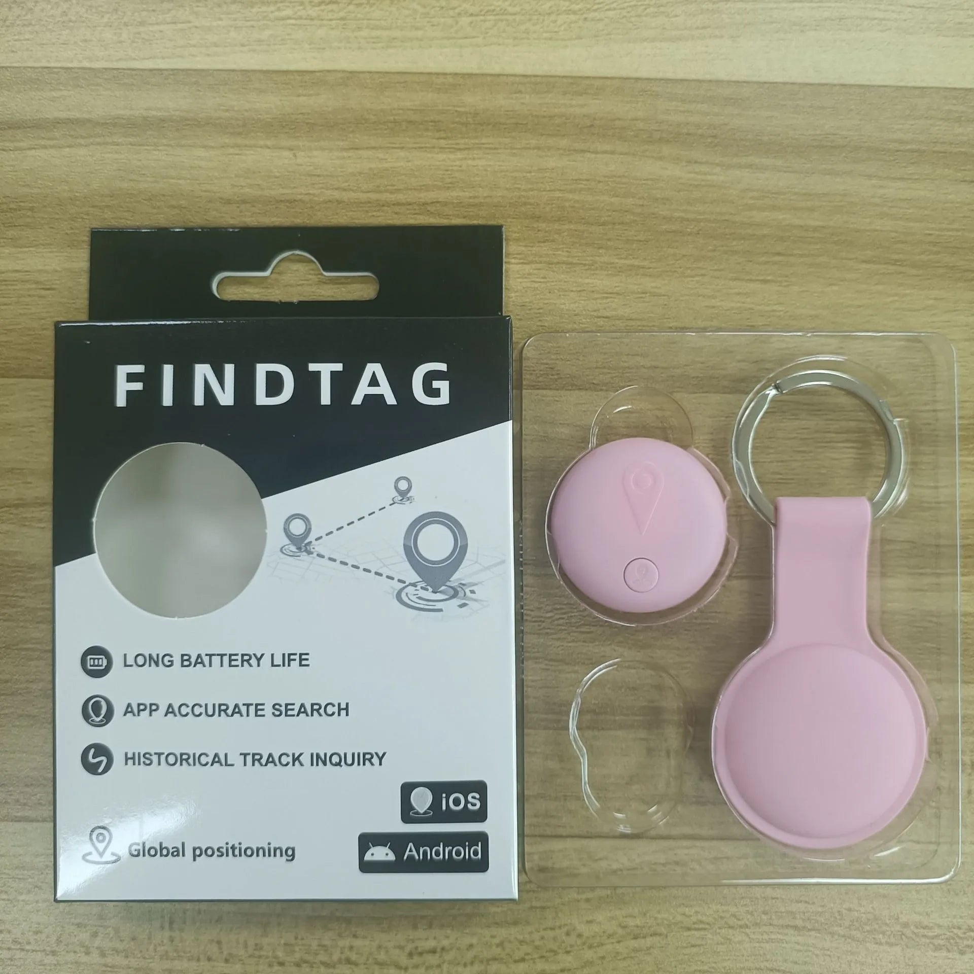 Universal AirTag Alternative Anti-Loss Tracker for iOS & Android - GPS Locator for Elderly, Kids, Cars & Pets