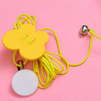 Elastic Rope Hanging Cat Teaser Toy — Feather & Bell Swing Toy for Self-Play Kittens