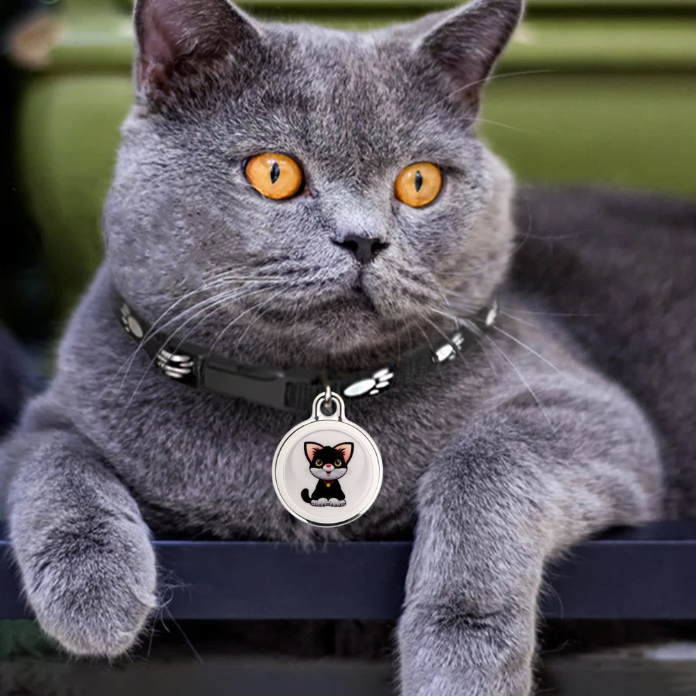 Waterproof Bluetooth GPS Tracker for Dogs & Cats - Real-Time Global Locator