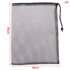 Aquarium Filter Media Mesh Bag (Fish Tank Net Bag, Pond Filter Media Holder, Reusable)