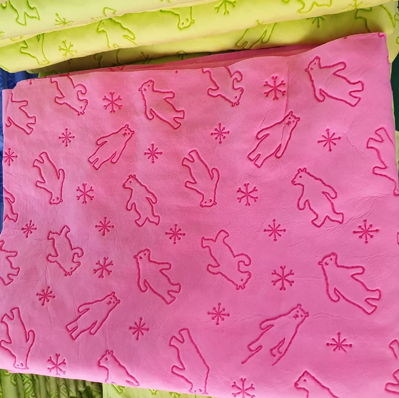 Pet Bath Towels Synthetic Deerskin Strong Absorbing Water Clean Towel Soft Lint-free Quick-drying Bath Towel with Storage Bucket