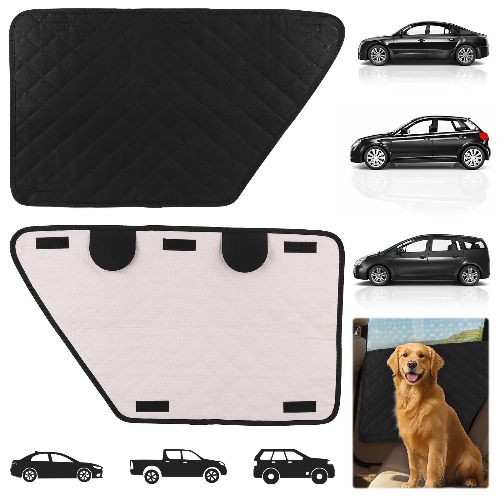 2 Pcs Oxford Waterproof Car Interior Cover (Anti-Scratch, Car & SUV)
