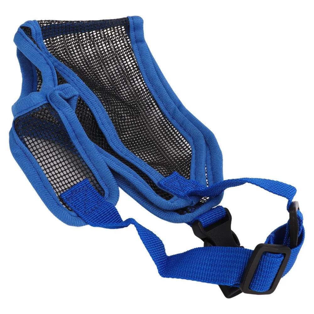 Short Snout Dog Muzzle for Flat-Faced Breeds (Breathable, Flexible)