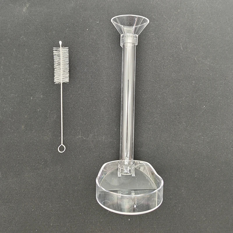Acrylic Large-Capacity Fish Feeder Tube (Transparent, Multifunctional, Shrimp & Fish Tank)