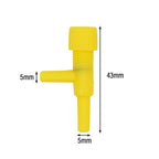 10/20pcs Aquarium Air Flow Control Valve Tap Fish Tank Air Water Flow Regulator Hose Connector Control Valve For 5mm Oxygen Tube