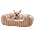 Plush Faux Fur Square Pet Bed (All-Season)