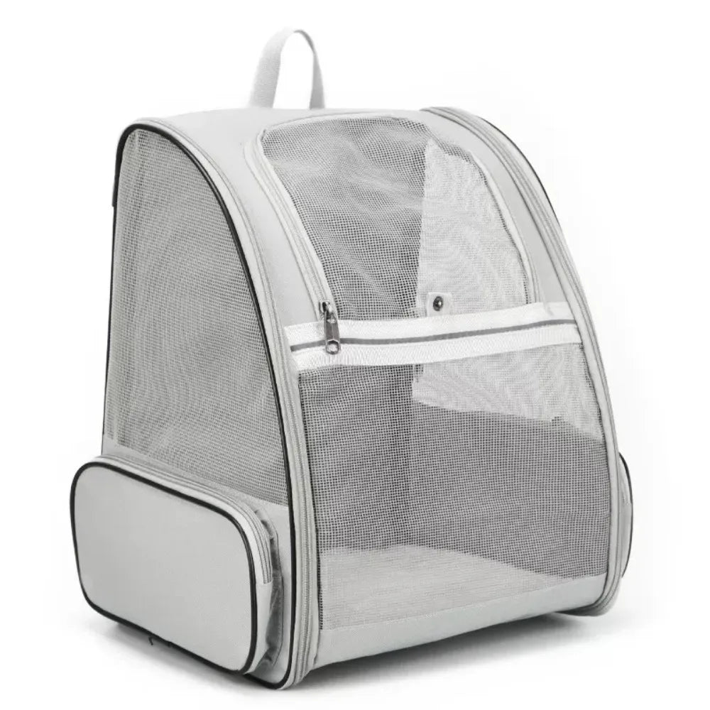 Portable Pet Carrier Backpack Foldable (Suede, Large Capacity, 5 Colors)