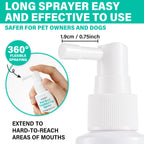 Pet Fresh Breath Spray No-Brush Oral Care Tartar Plaque Remover Plant-Based Gentle Non-Irritating for Dogs Cats Dental Hygiene