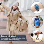 4-Pack Hidden AirTag Holder for Kids - Anti-Removal GPS Case with Pins for Children, Elderly, Pets & Bags