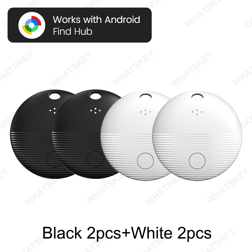 Rechargeable Google Find My GPS Tracker Tag for Android - Smart Location Tracker for Cars & Cycling