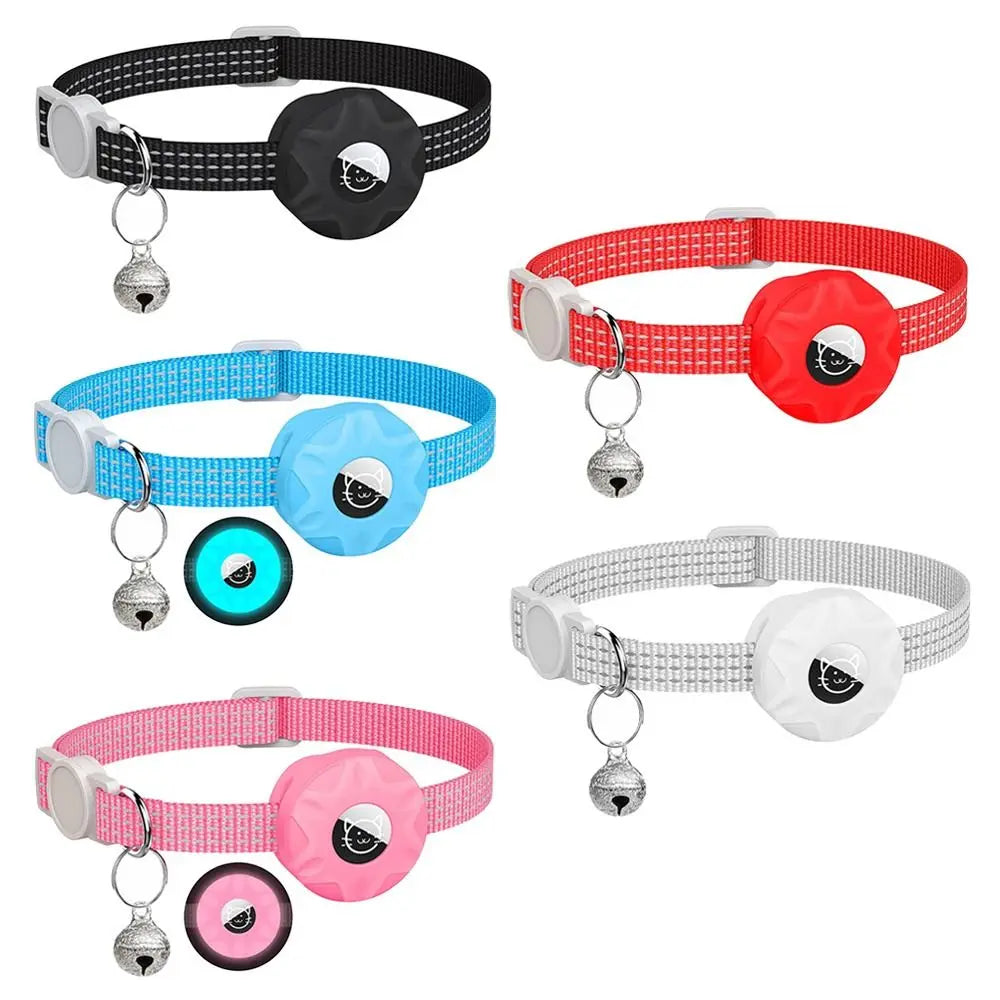 Adjustable AirTag Holder Collar for Cats & Dogs