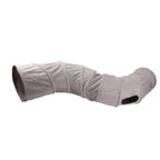 Foldable S-Shaped Cat Tunnel Tube with 3 Entry Holes — Collapsible Suede Kitten Drill Barrel