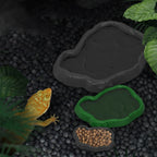 Crawler Pet Feeder Basin Reptiles Amphibians Drinking Feeder Turtle Tortoise Scorpion Lizard Crab Bowl Small Pet Supplies