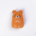 Cartoon Animal Plush Cat Chew Toy — Bite-Resistant Self-Play Tooth Grinding Relief