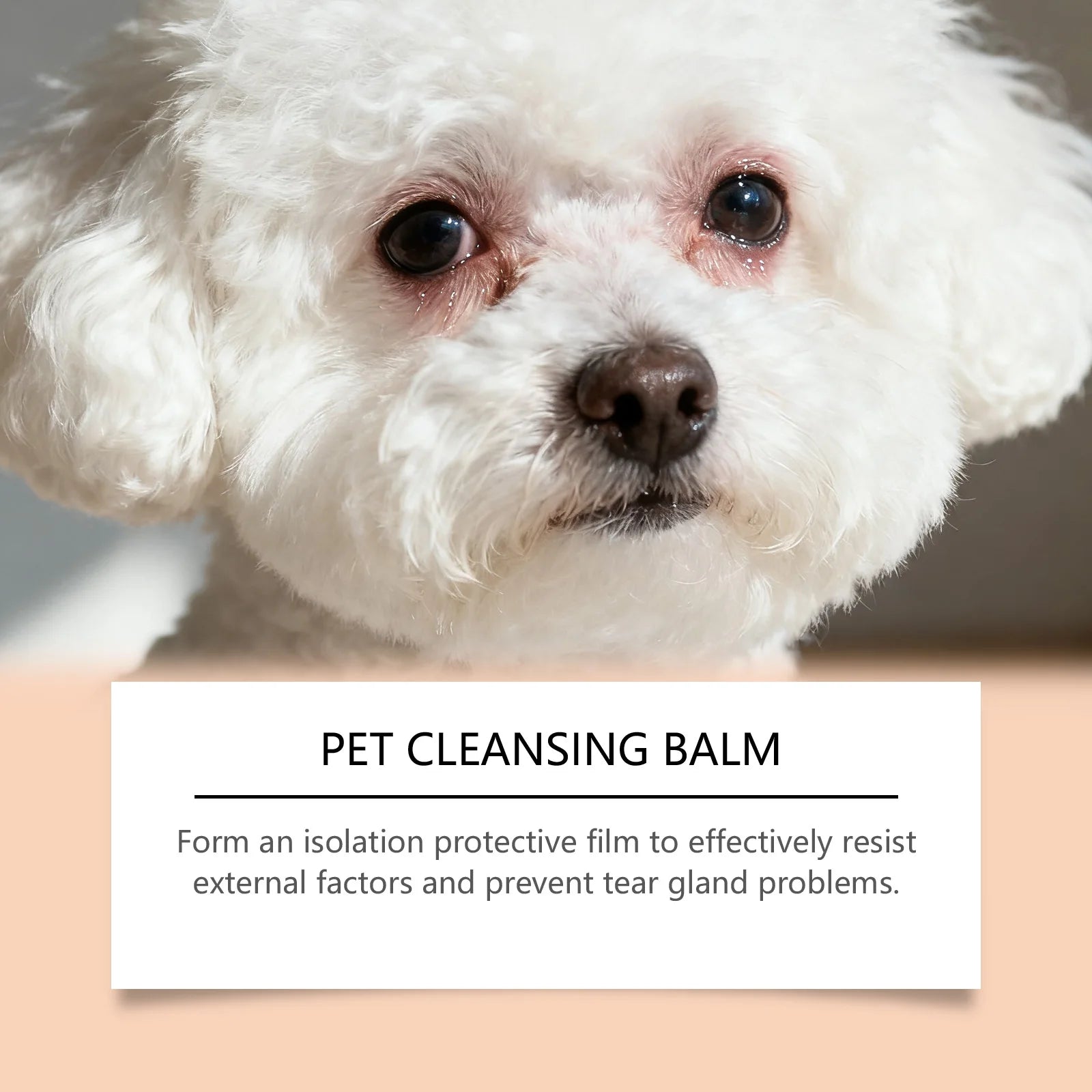 Dog Cat Tear Stain Cleansing Cream With A Special Brush Natural Formula Deep Cleaning Keep Drying Pet Tear Stain Remover Cream