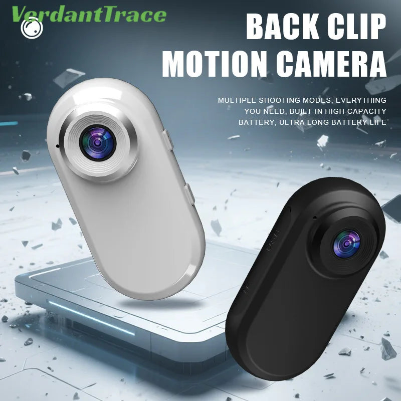 VerdantTrace VTA1 HD 1080P Pet Collar Action Camera - Lightweight Mini Body Cam for Video & Photo Recording