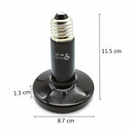 1 Pc Reptile Pet Heating Lamp 25W/50W/75W/100W/150W/200W Ceramic Pet Farm Reptile Poultry Heating Temperature Control Lamp