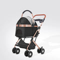 Pet stroller stroller outing, small pet stroller lightweight and foldable for outdoor travel