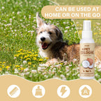 Pet Deodorizing Spray for Dogs Coconut Scent Dog Cologne 100ml Long Lasting Pet Grooming Spray Natural Odor Eliminator