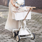 Luxury PU leather pet stroller,Car Pet Basket,lightweight Foldable Dog Travel Stroller,Portable Outdoor Cat and Dog Stroller