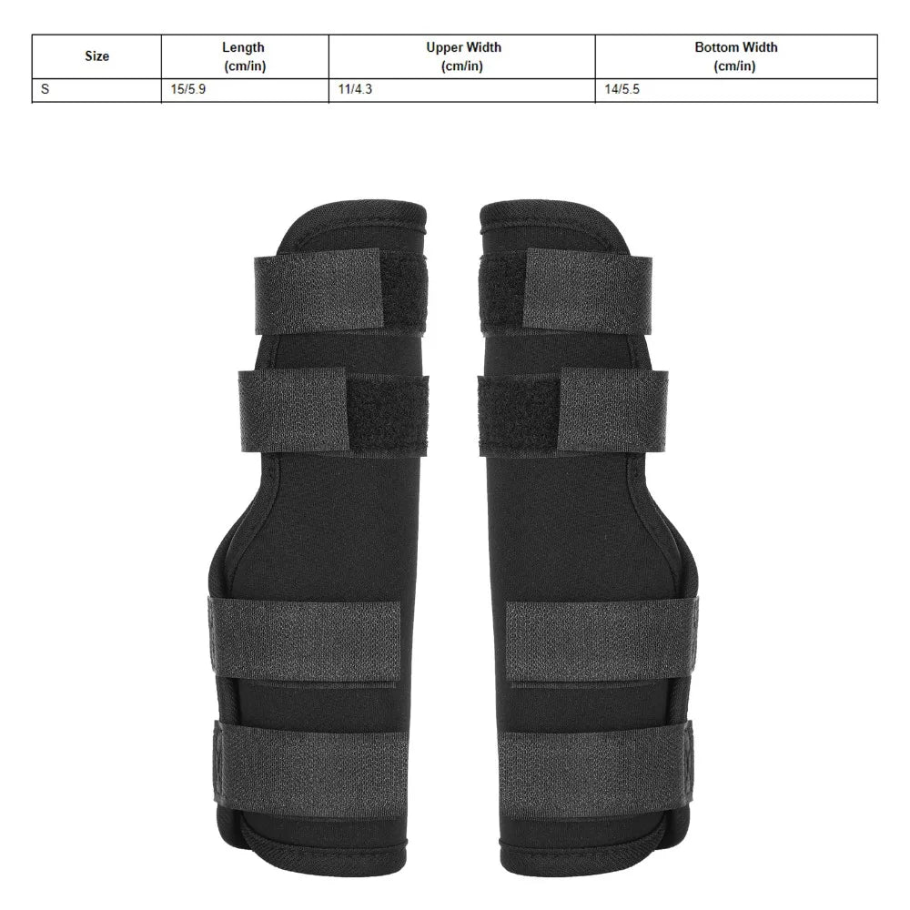 Dog Elbow Leg Brace (1 Pair, Adjustable, Flexible Fabric)