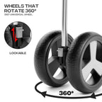Pet Stroller for Small Dogs 10 lbs, Dog Stroller for Medium Dogs 30 lbs, Cat Strollers for 2 Cats, 3 Wheels Foldable Jogger Pup