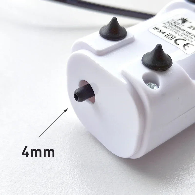 Ultra Silent 3W 220V-240V Aquarium Silent Air Pump Fish Tank Mini Air Compressor 110V Oxygen Pump Aquarium Fish Tank Oxygen Pump