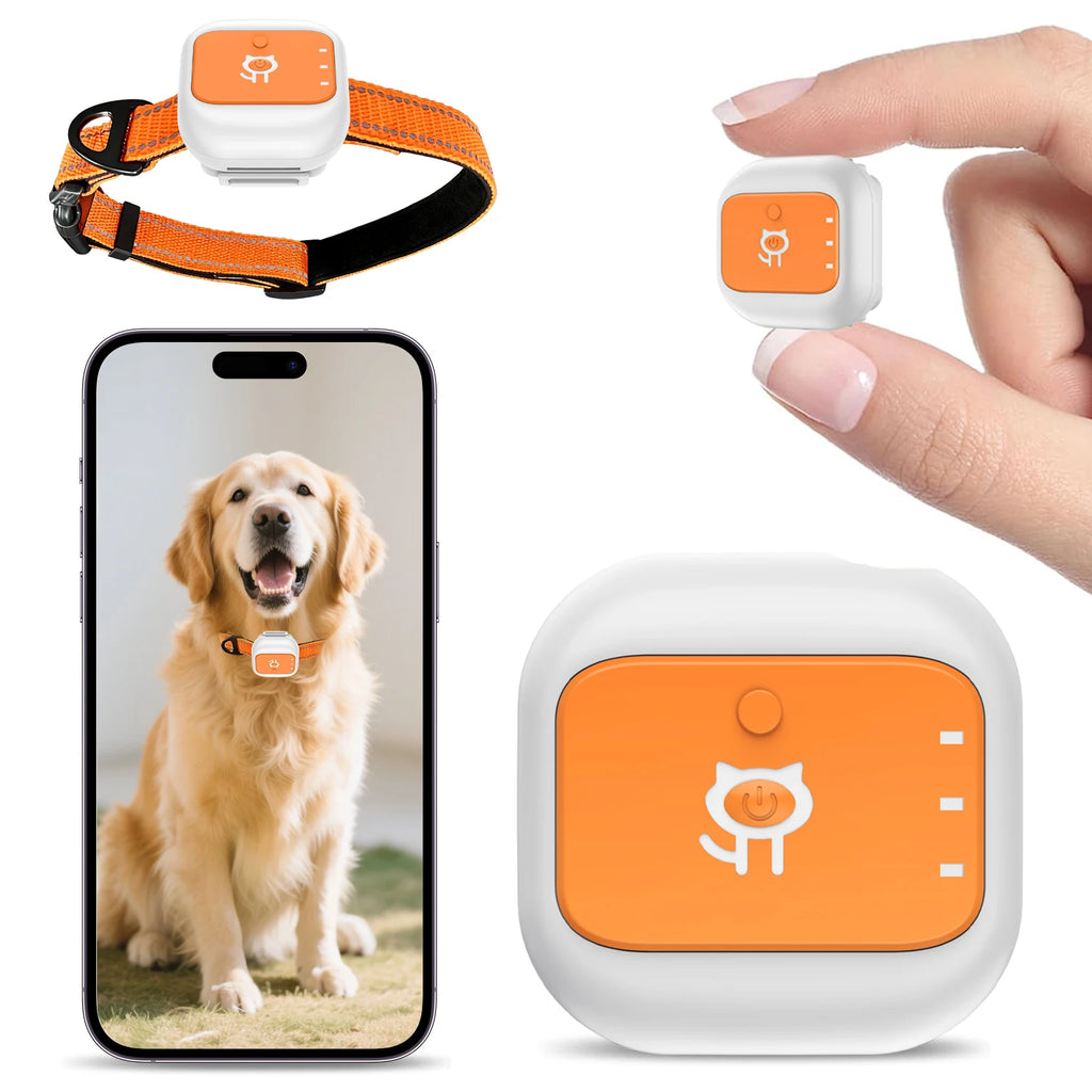 4G GPS Pet Collar with Electronic Fence - Precision Real-Time Tracking & App-Based Wireless Dog Fence for Dogs & Cats