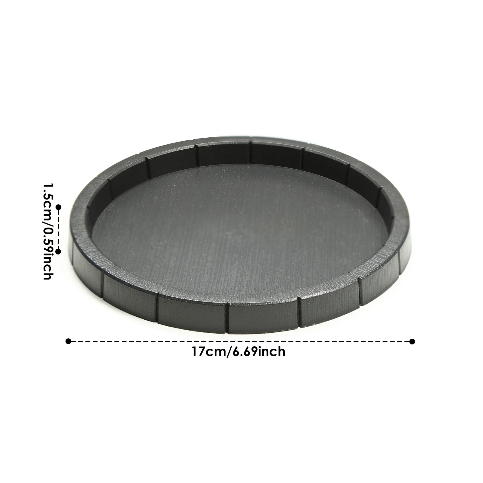 Black Plastic Material, Round and Hexagonal Reptile Lizard, Turtle Feeding Basin, Water Basin, Frog Bath Basin