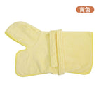 Quick-Dry Pet Bathrobe for Small & Medium Dogs & Cats Pet Washrobe Soft Absorbent Pet Wearable Bath Towel Robe Cozy Towel Wrap
