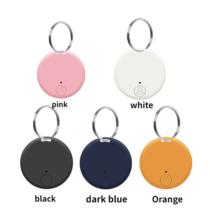 5-Pack Bluetooth GPS Smart Tracking Finders with Keychain - Anti-Loss Locators for Pets, Wallets & Keys