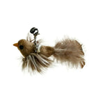 Plush Bird Cat Teaser Wand with Suction Cup