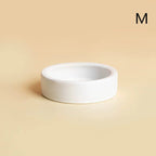 HOT! Reptile Food Bowl Anti-Escape Ceramic Feeder Dish Black White Reptile Water Bowl For Hermit Crab Gecko Chameleon Corn Snake