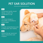 Pet Ear Cleaner Remove Ear Mites Odor Removal Dirt Relieve Itching Reduce Redness Soothing Nourishing Deodorization Pet Ear Care