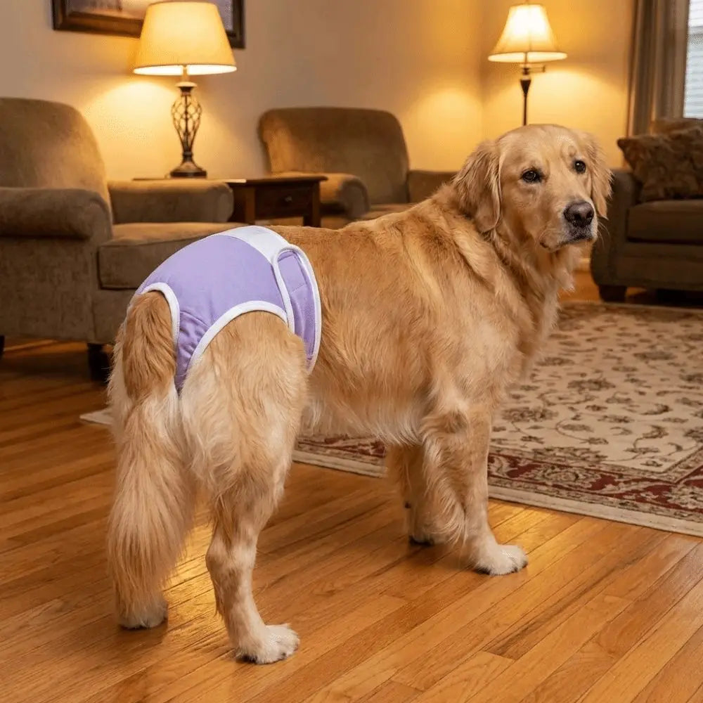 Breathable Dog Physiological Pants Leak-proof Adjustable Dog Menstrual Pants Reusable Highly Absorbent Dog Sanitary Panties