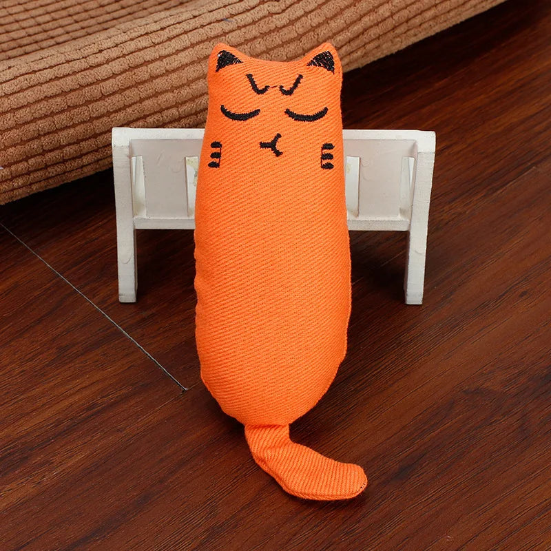 Crinkle Catnip Kicker Toy for Cats