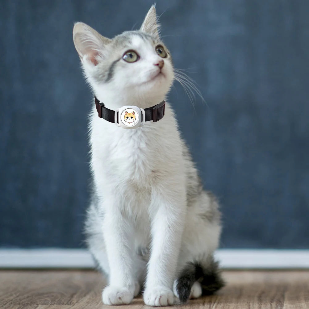 Bluetooth Real-Time GPS Collar Tracker for Dogs & Cats - Anti-Loss Finder Locator Device