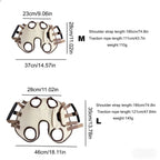 Fashion Dog Lift Harness Pet Carrier Bag Portable Breathable Multifunctional Traction Backpack for Outdoor Dog Sling Carrier