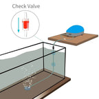 Aquarium Air Pump One-Way Check Valves (10pcs, Non-Return, Prevents Back-Siphon)
