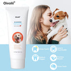 Beef Flavored Pet Toothpaste for Dogs & Cats Gentle Oral Care Formula Reduces Tartar Daily Use Freshens Breath Favorite with Bee