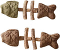 Fishbone Dental Chew Toy for Cats