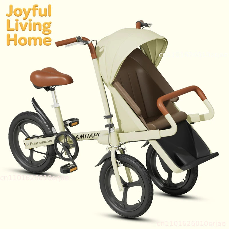 Portable Travel Stroller  Pushchair Parental Control Tricycle Bike Three Wheel Folding Mother and Bike Strollers .