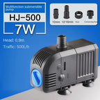 Ultra-Quiet HJ Series Submersible Fountain Pump (500–3000L/H, Multi-Use, Adjustable Flow)