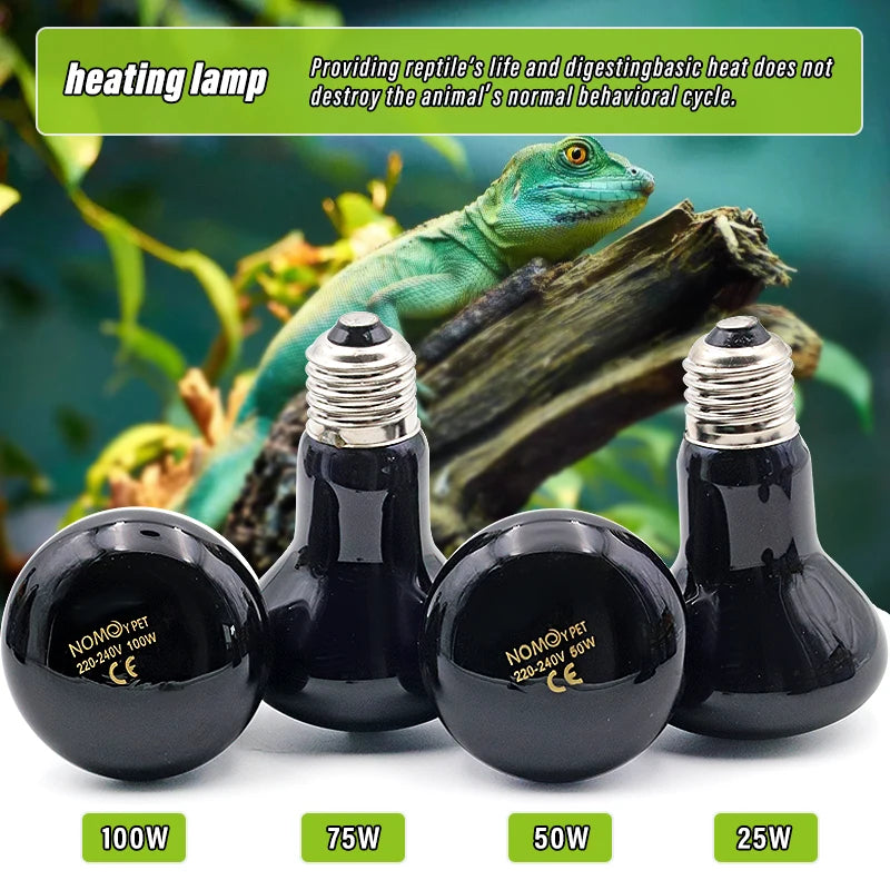 220v Pet Reptile UVA UVB Lamp Bulb Reptile Daylight Lamp Heating Lamp Basking Light For Turtle Lizard Terrarium