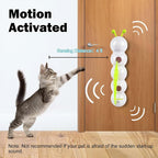 Intelligent Auto-Swing Cat Wand Toy Pro — Durable Replaceable Prey Tail for Multi-Cat Households